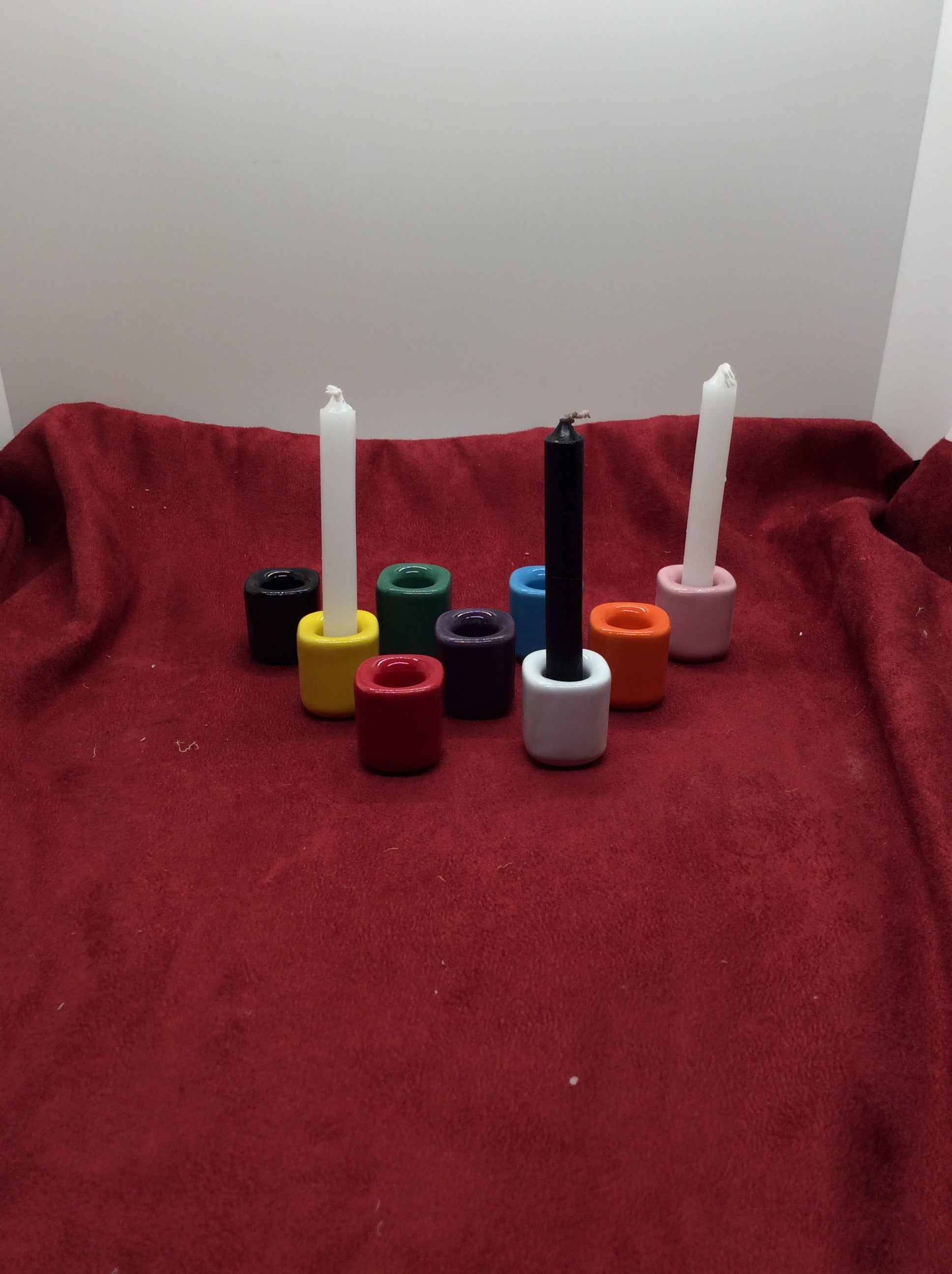 Ceramic Chime Candle Holders *options* | Mama Mo's Voodoo Shop 920 N